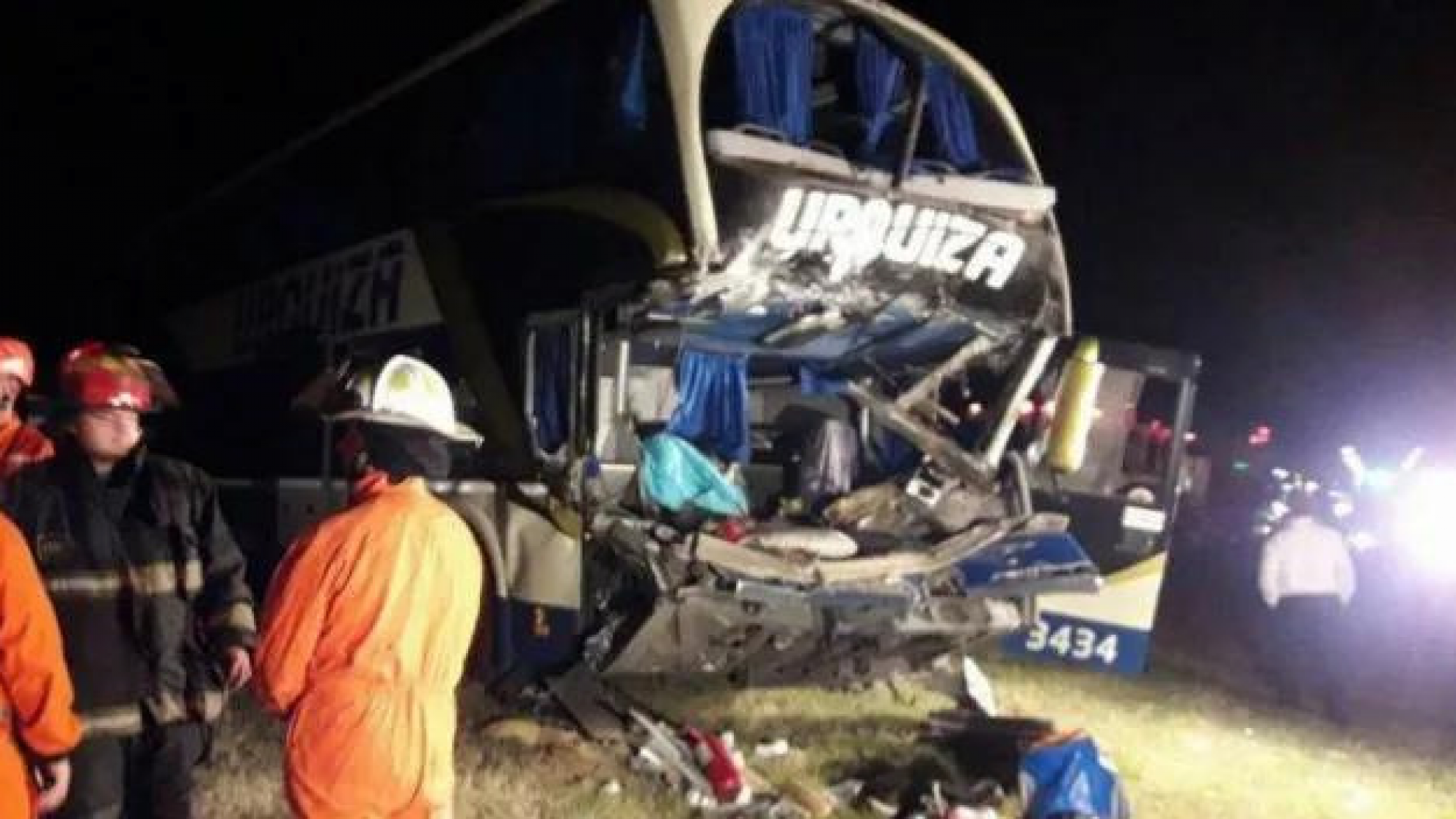 Seis heridos tras un incidente entre un colectivo y un camión